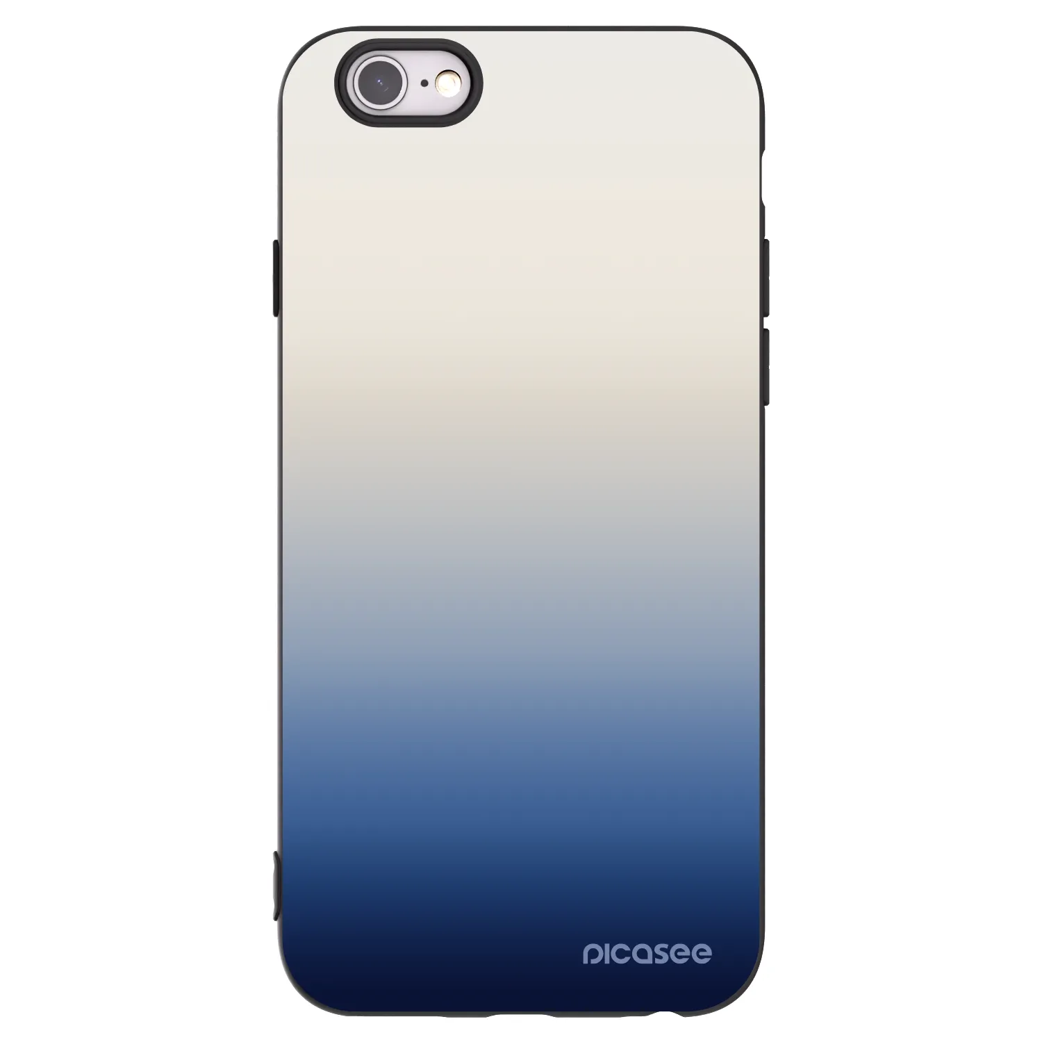Picasee Μαύρη θήκη σιλικόνης για Apple iPhone 6/6S - Gravity Fade