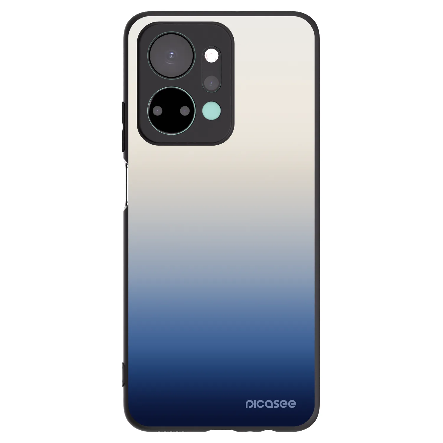 Picasee Μαύρη θήκη σιλικόνης για Honor X7a - Gravity Fade