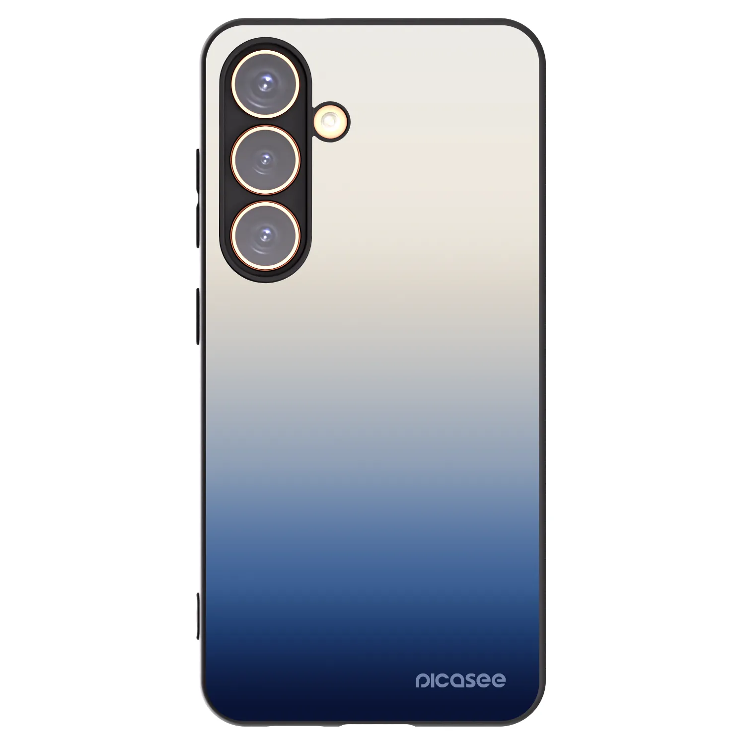 Picasee Μαύρη θήκη σιλικόνης για Samsung Galaxy S24 S921B 5G - Gravity Fade