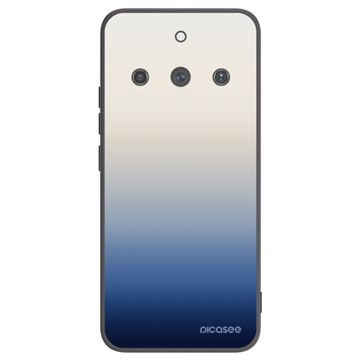 Picasee Μαύρη θήκη σιλικόνης για Realme 11 Pro+ - Gravity Fade