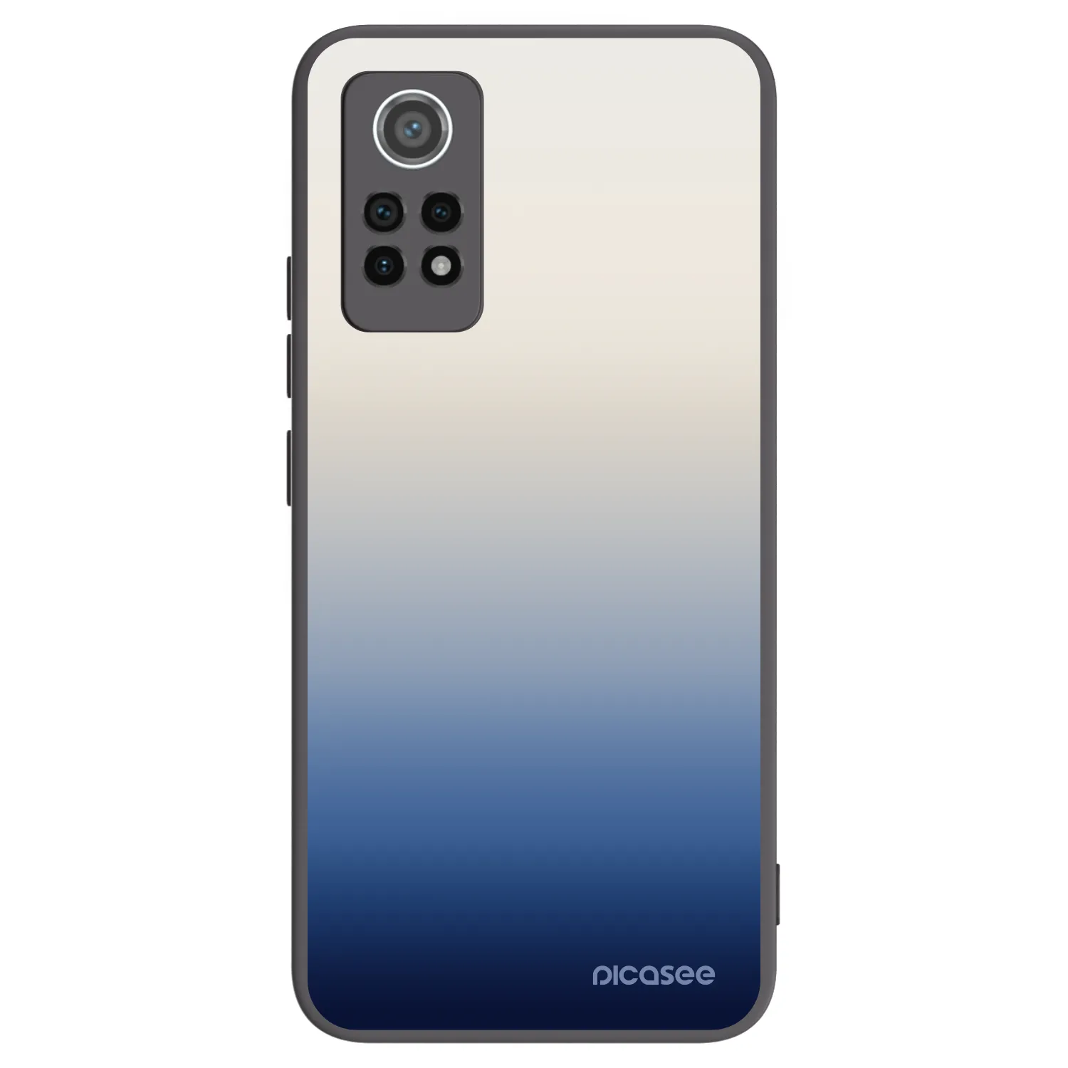 Picasee Μαύρη θήκη σιλικόνης για Xiaomi Redmi Note 12 Pro 4G - Gravity Fade