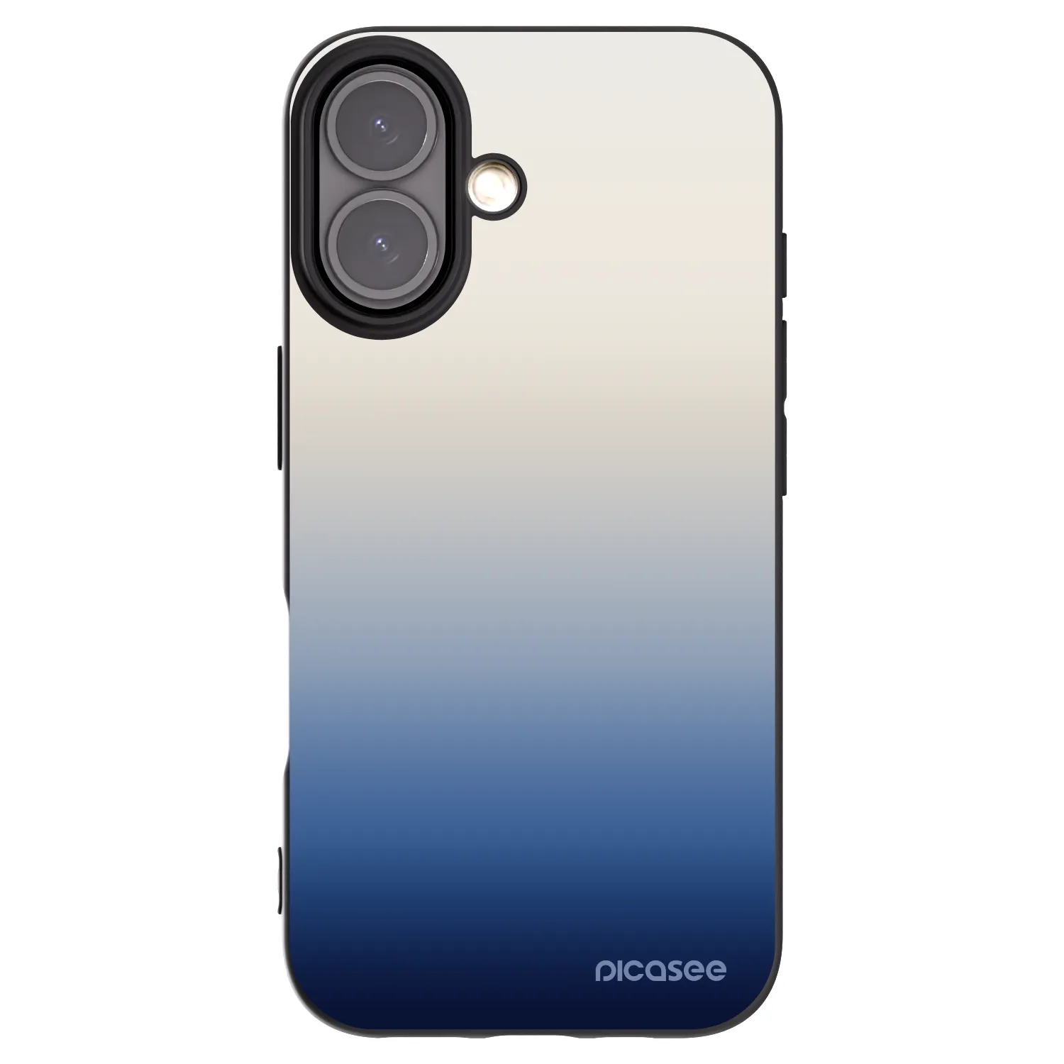 Picasee Μαύρη θήκη σιλικόνης για Apple iPhone 16 - Gravity Fade