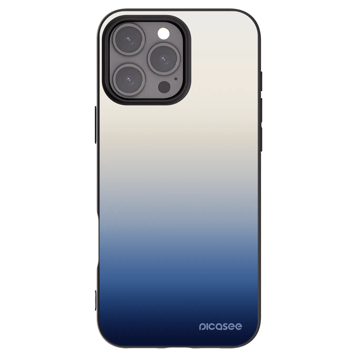 Picasee Μαύρη θήκη σιλικόνης για Apple iPhone 16 Pro Max - Gravity Fade