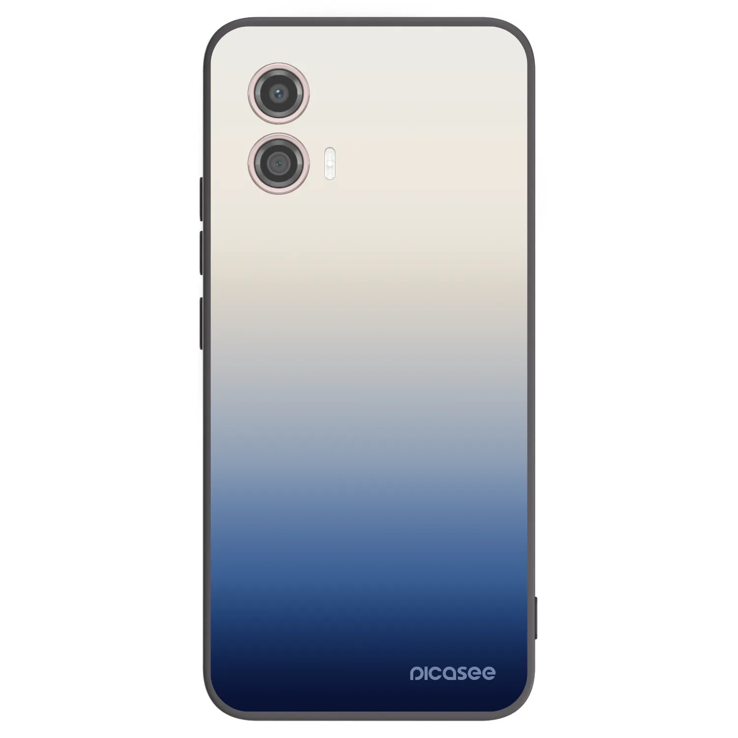 Picasee Μαύρη θήκη σιλικόνης για Motorola Moto G53 5G - Gravity Fade