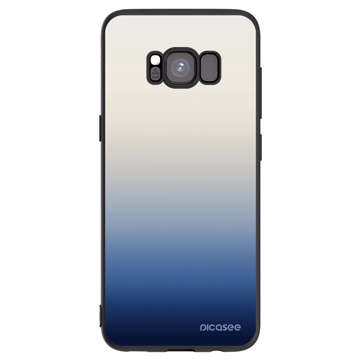 Picasee Μαύρη θήκη σιλικόνης για Samsung Galaxy S8 G950F - Gravity Fade