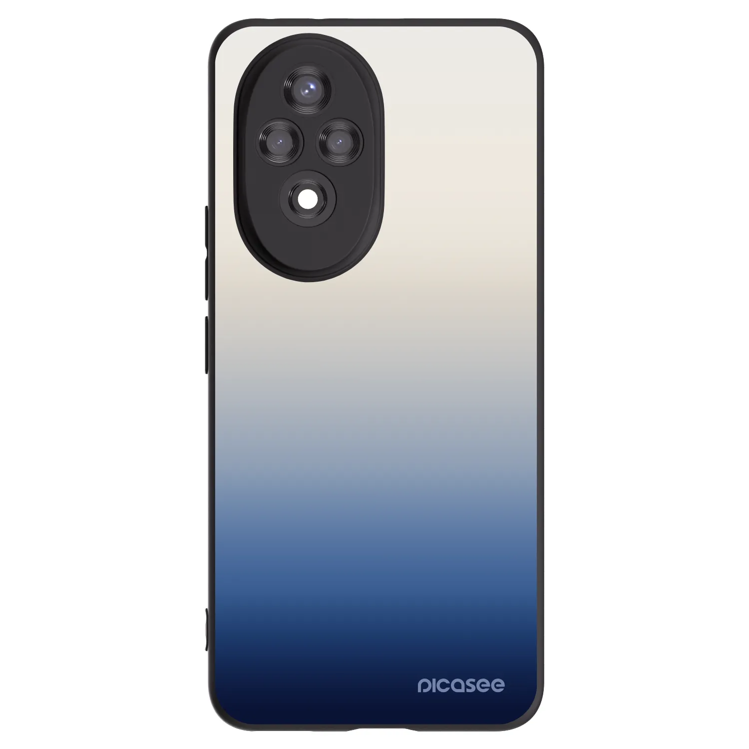 Picasee Μαύρη θήκη σιλικόνης για Honor 200 Pro 5G - Gravity Fade