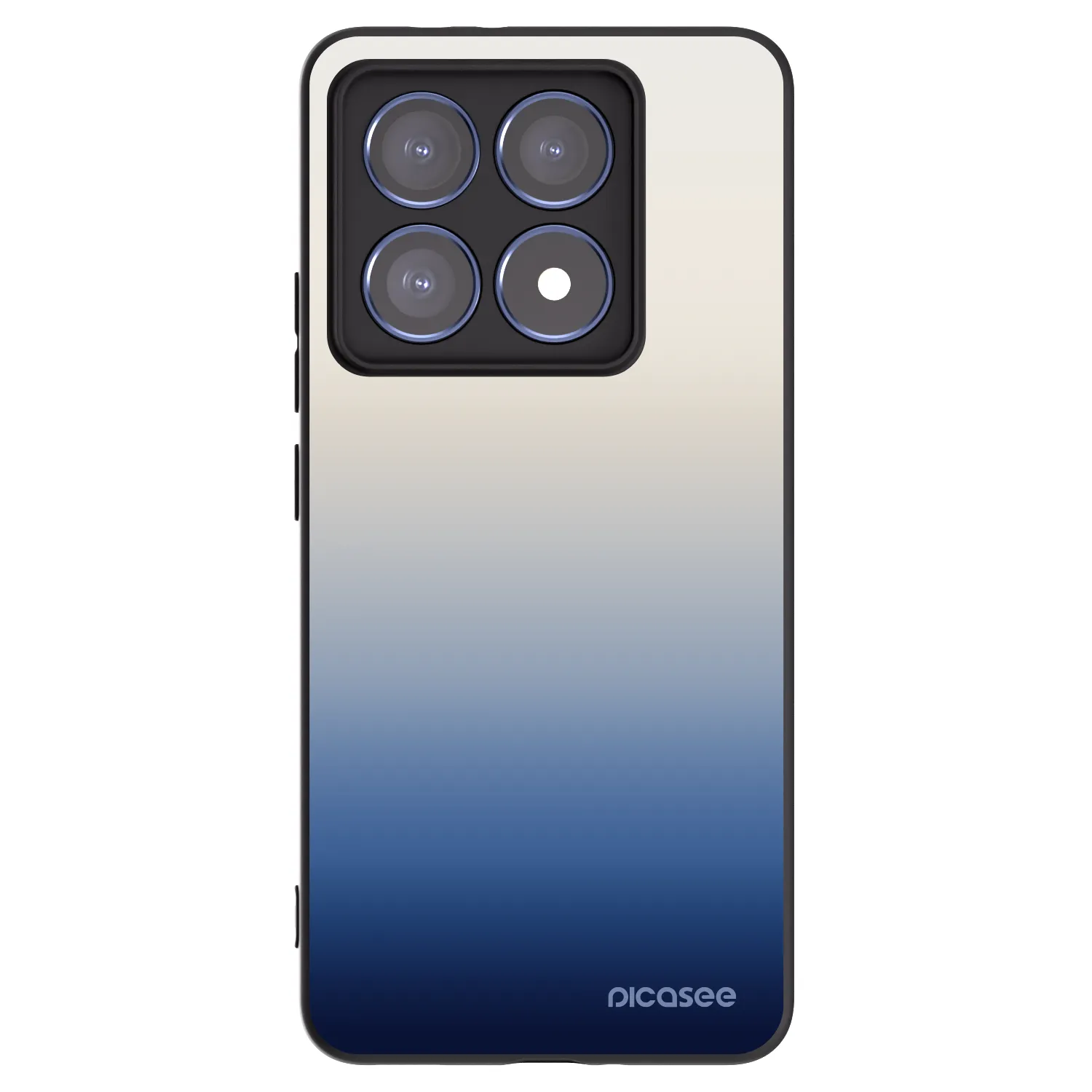 Picasee Μαύρη θήκη σιλικόνης για Xiaomi 14T Pro - Gravity Fade