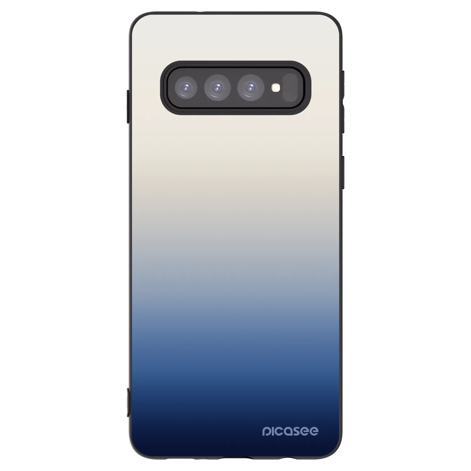 Picasee Μαύρη θήκη σιλικόνης για Samsung Galaxy S10 G973 - Gravity Fade