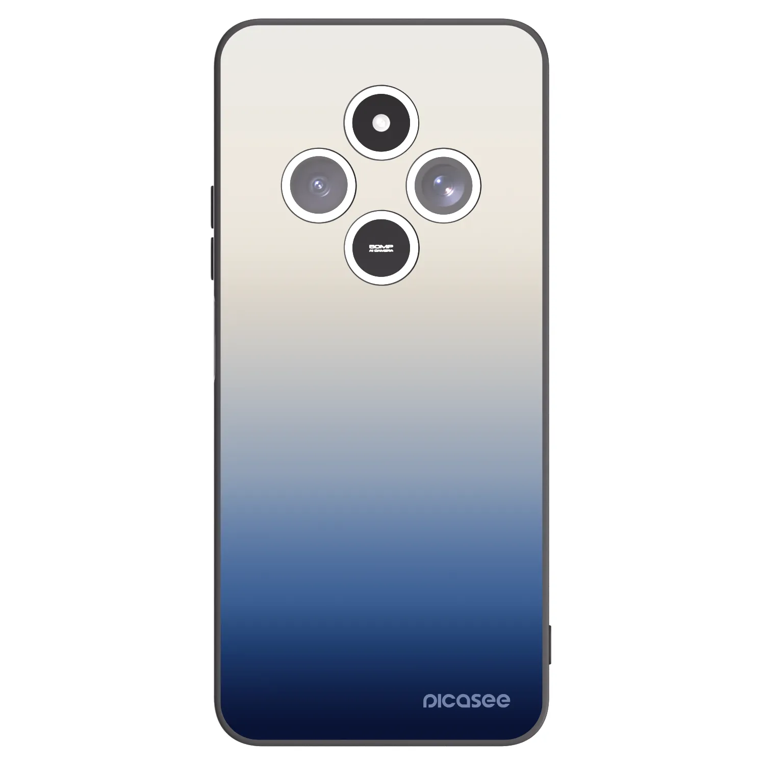 Picasee Μαύρη θήκη σιλικόνης για Xiaomi Redmi 14C - Gravity Fade