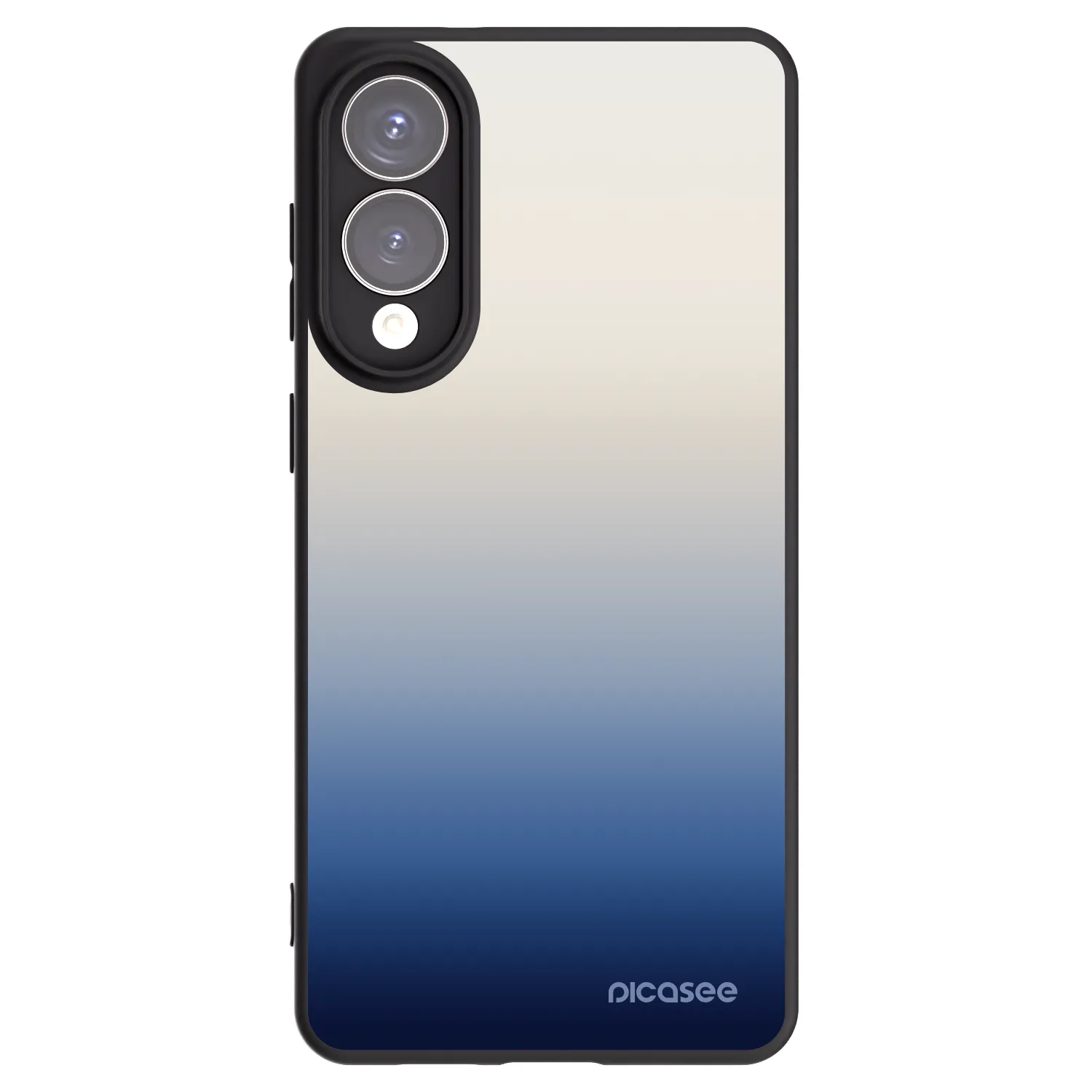 Picasee Μαύρη θήκη σιλικόνης για Samsung Galaxy S25 Edge 5G - Gravity Fade