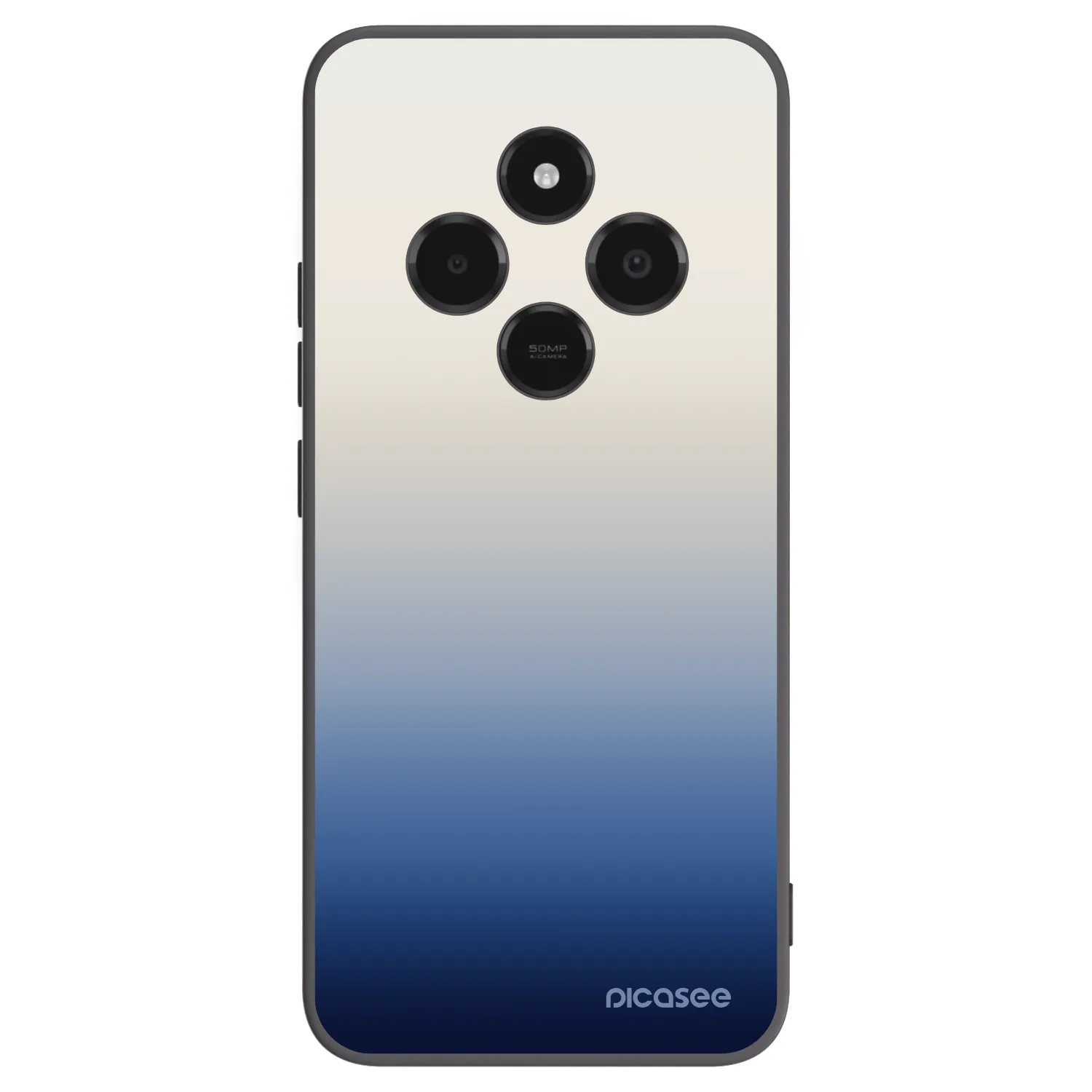 Picasee Μαύρη θήκη σιλικόνης για Xiaomi Poco C75 - Gravity Fade