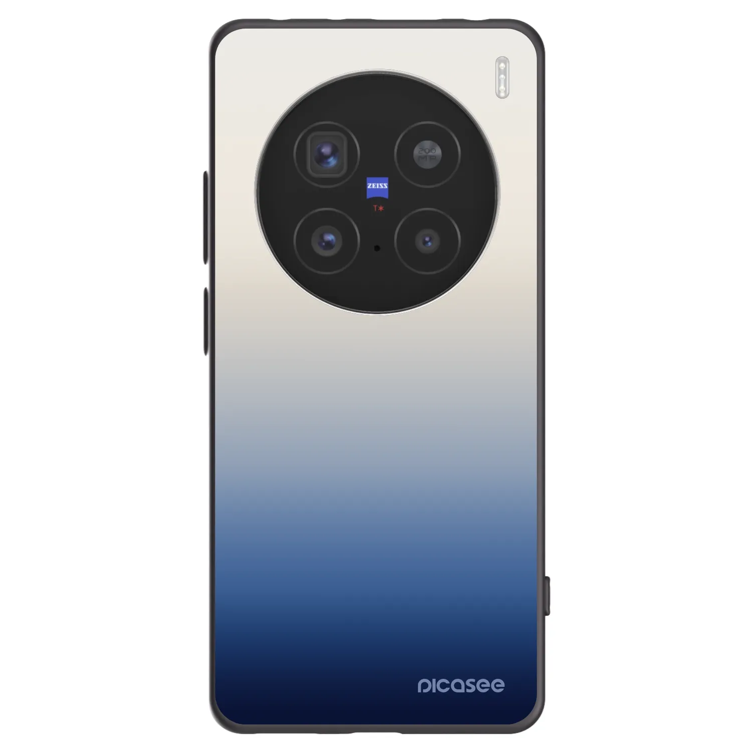 Picasee Μαύρη θήκη σιλικόνης για Vivo X200 Pro - Gravity Fade