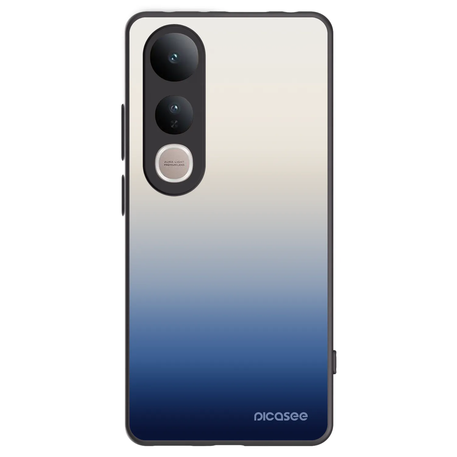 Picasee Μαύρη θήκη σιλικόνης για Vivo V50 Lite 5G - Gravity Fade