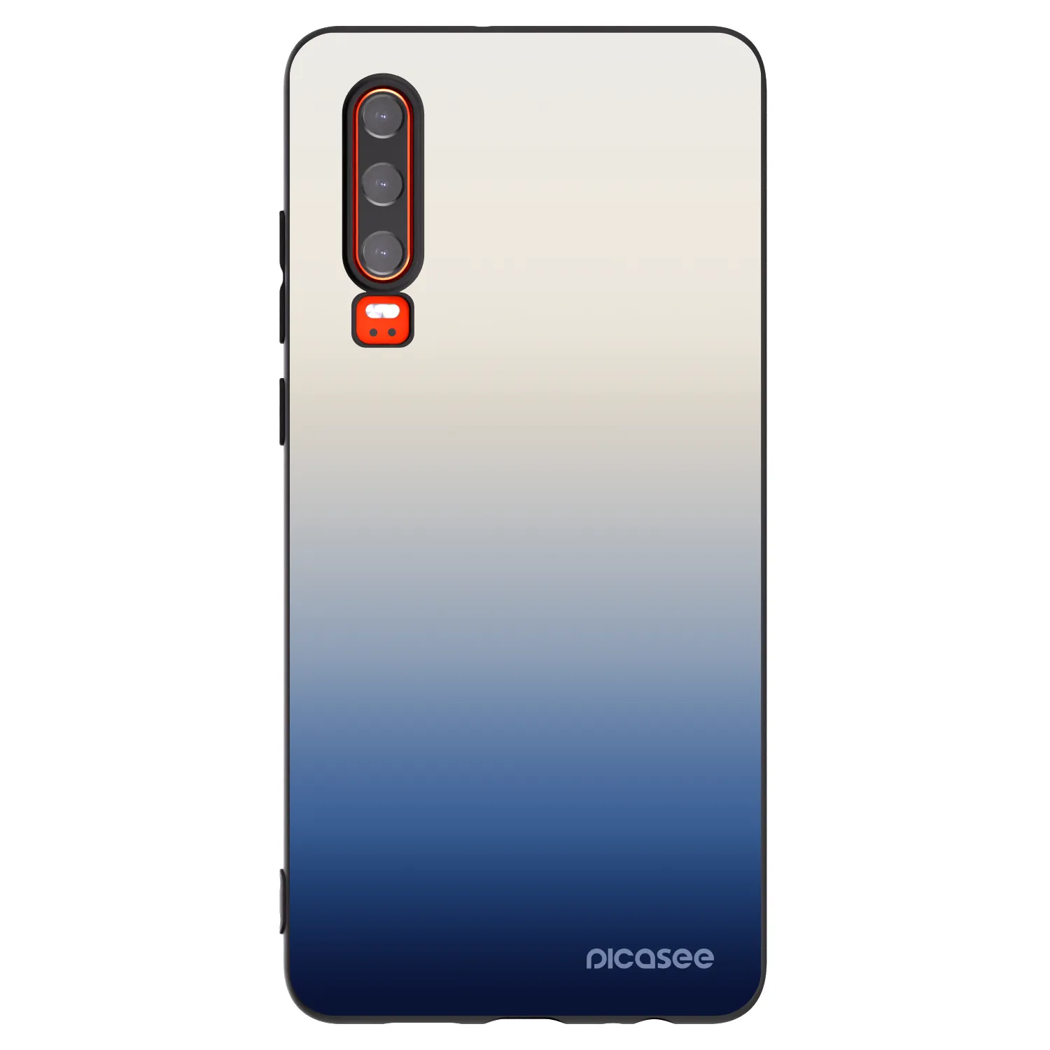 Picasee Μαύρη θήκη σιλικόνης για Huawei P30 - Gravity Fade