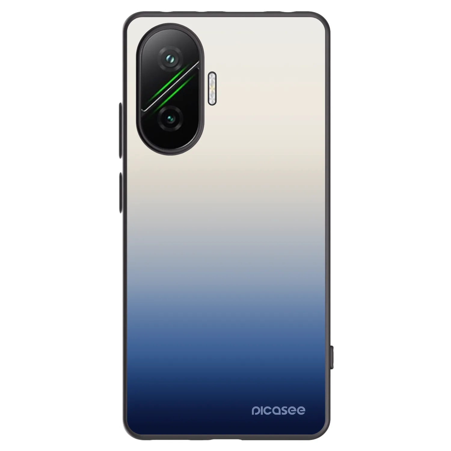 Picasee Μαύρη θήκη σιλικόνης για Xiaomi Poco F7 Pro 5G - Gravity Fade