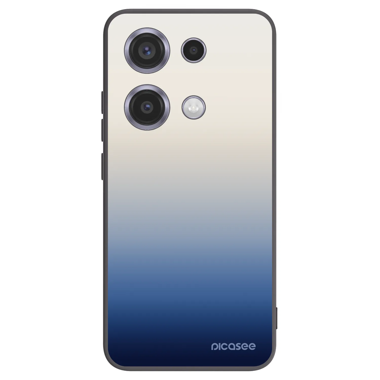 Picasee Μαύρη θήκη σιλικόνης για Xiaomi Redmi Note 14S - Gravity Fade