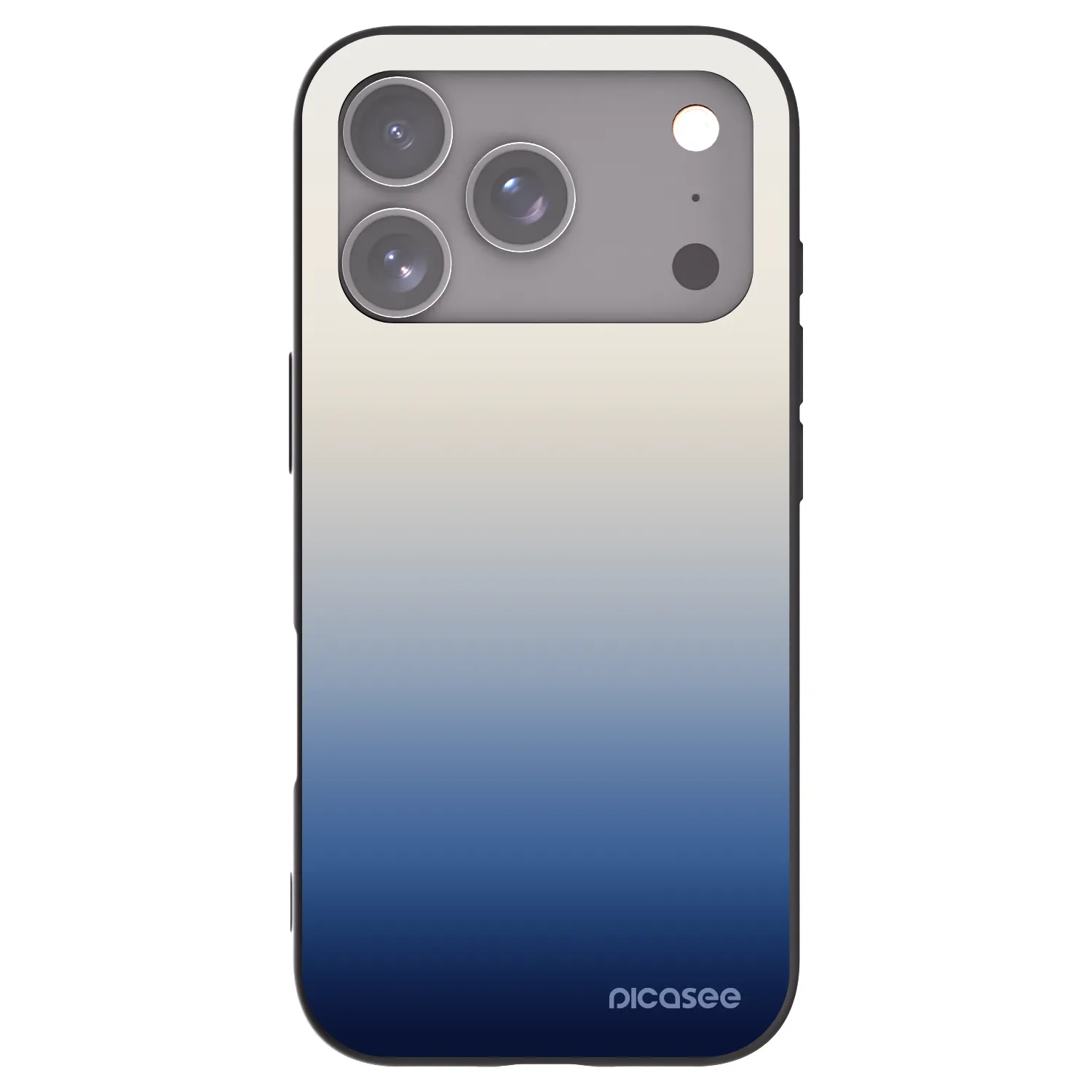 Picasee Μαύρη θήκη σιλικόνης για Apple iPhone 17 Pro - Gravity Fade
