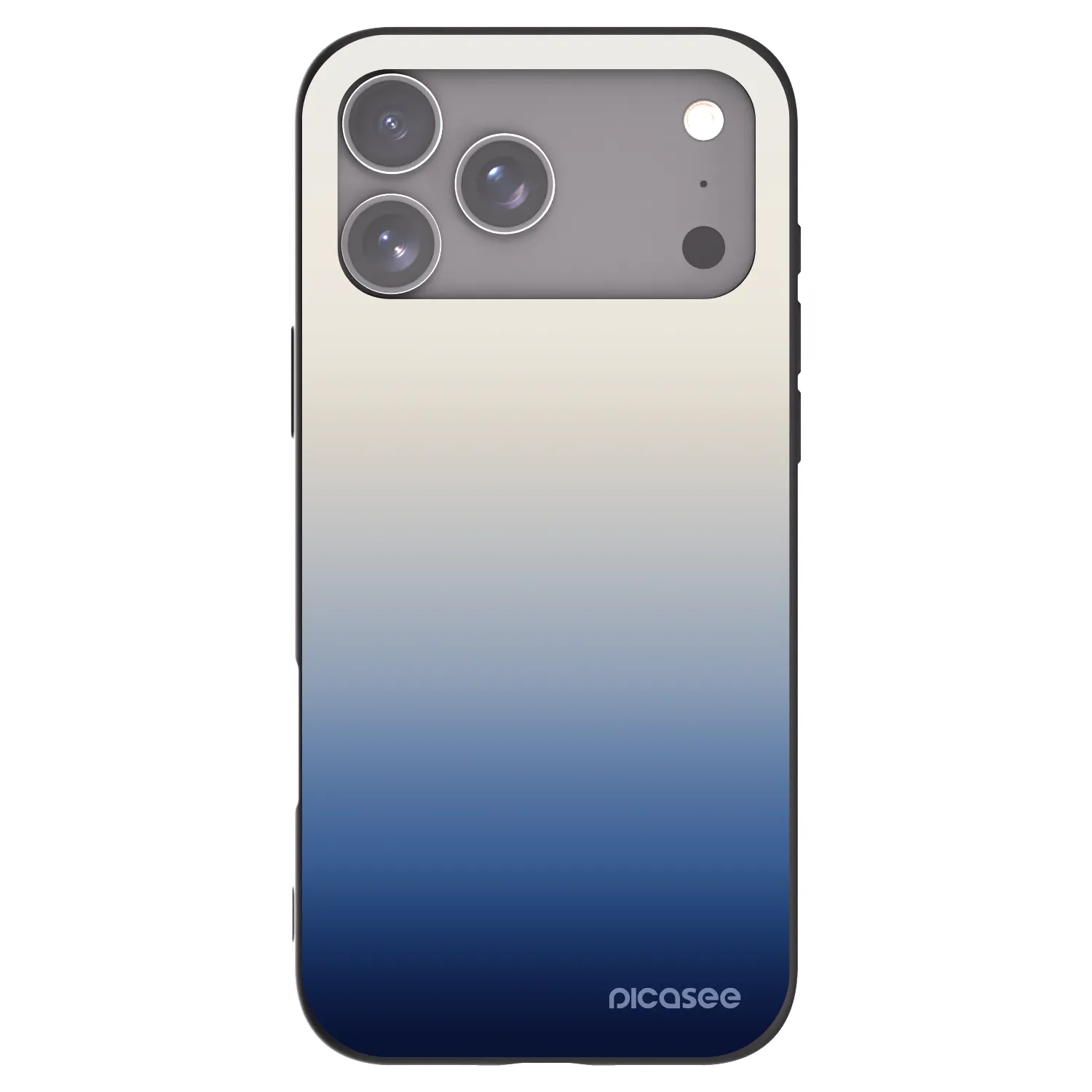 Picasee Μαύρη θήκη σιλικόνης για Apple iPhone 17 Pro Max - Gravity Fade