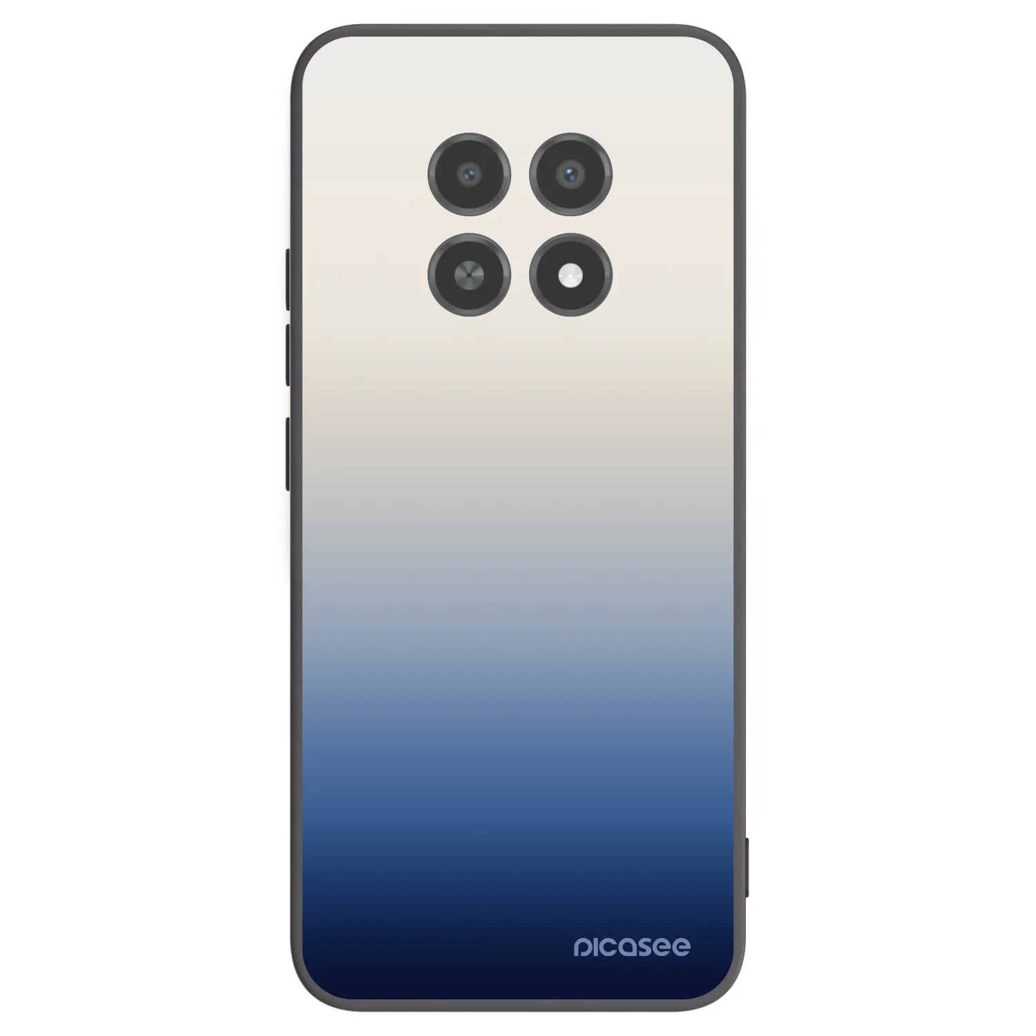 Picasee Μαύρη θήκη σιλικόνης για Realme 12X - Gravity Fade