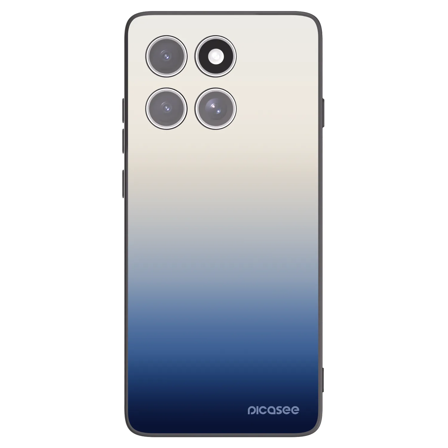 Picasee Μαύρη θήκη σιλικόνης για Motorola Edge 60 Pro - Gravity Fade