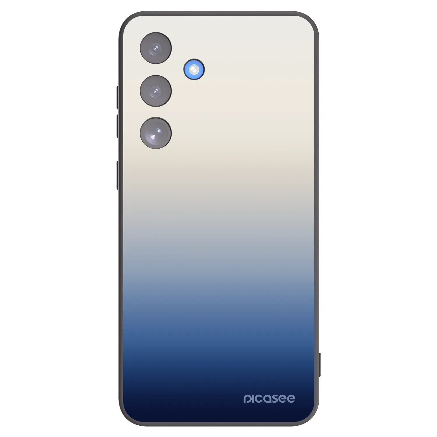 Picasee Μαύρη θήκη σιλικόνης για Samsung Galaxy S25 FE 5G - Gravity Fade