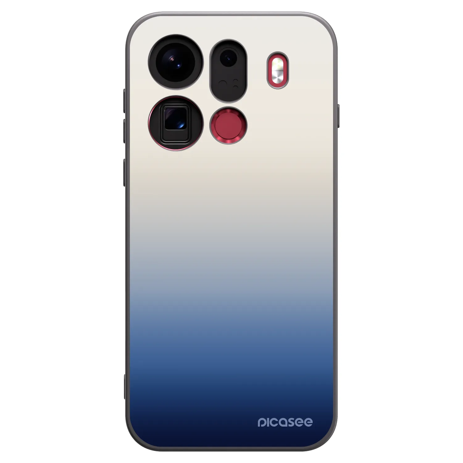 Picasee Μαύρη θήκη σιλικόνης για OPPO Find X9 Pro - Gravity Fade