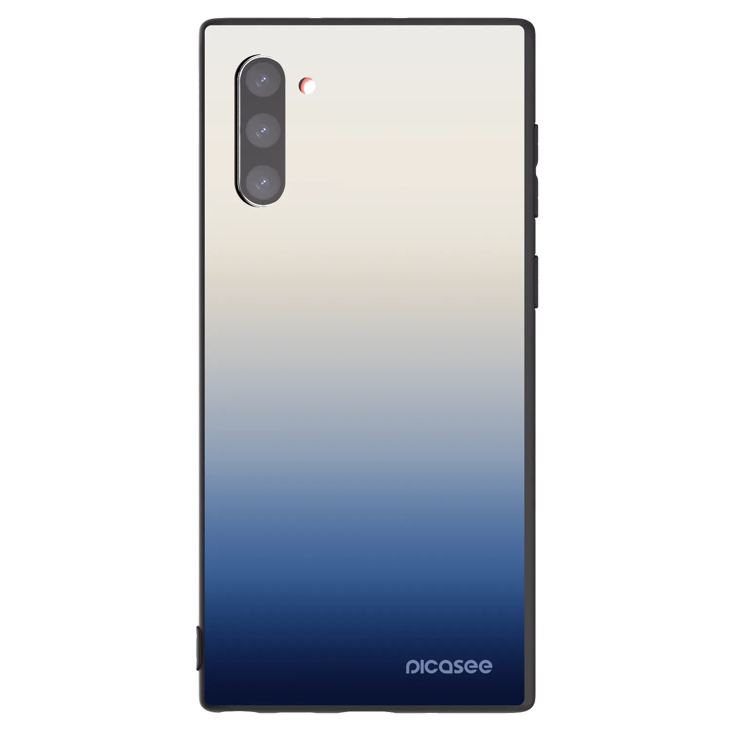 Picasee Μαύρη θήκη σιλικόνης για Samsung Galaxy Note 10 N970F - Gravity Fade