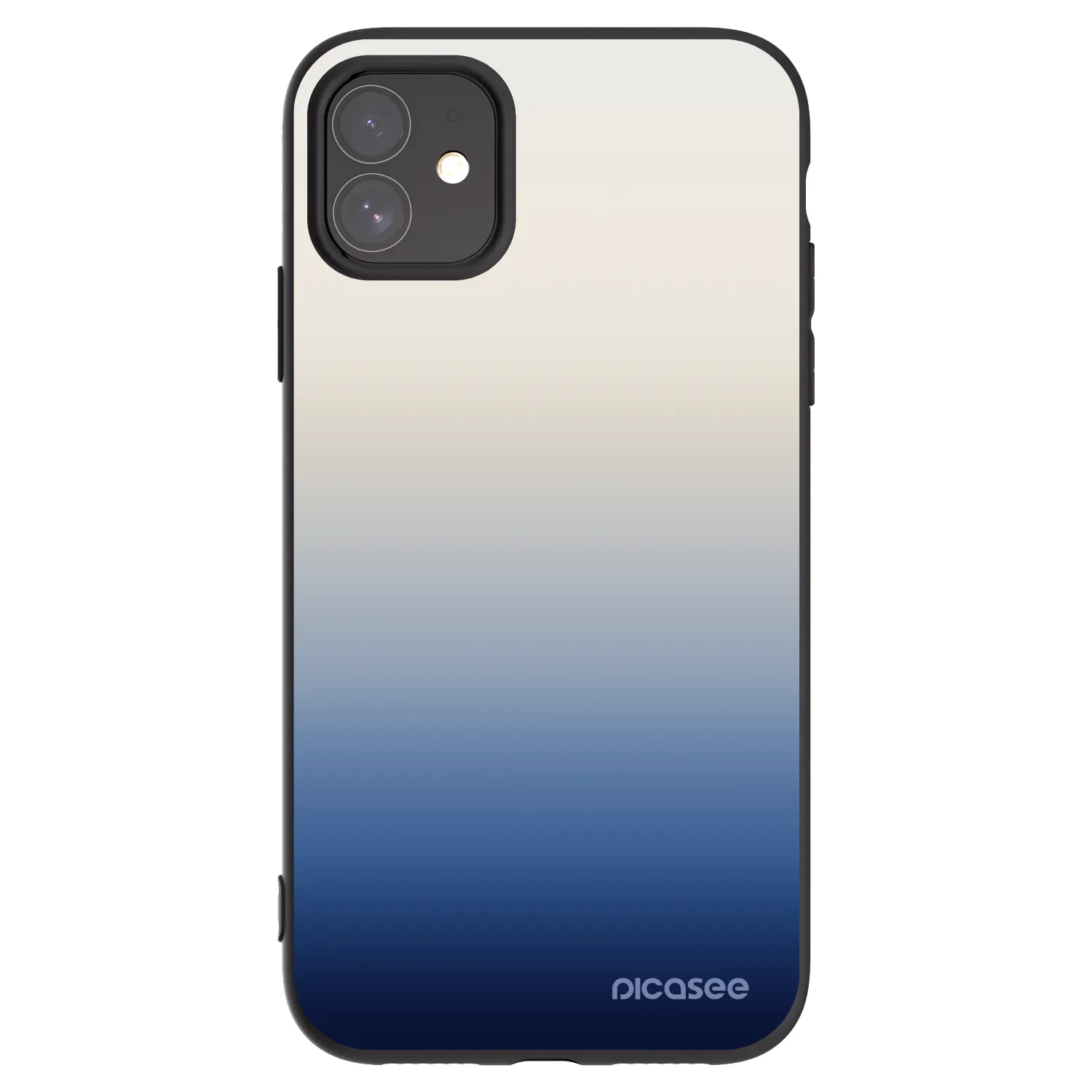 Picasee Μαύρη θήκη σιλικόνης για Apple iPhone 11 - Gravity Fade