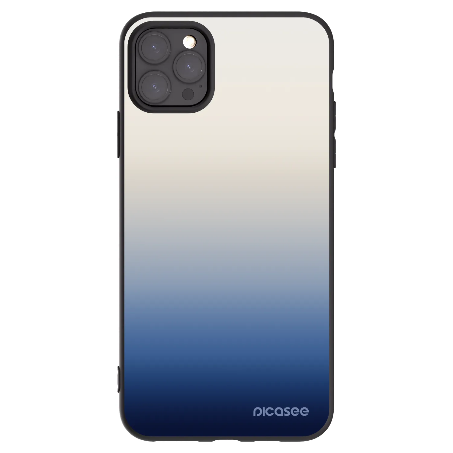 Picasee Μαύρη θήκη σιλικόνης για Apple iPhone 11 Pro Max - Gravity Fade