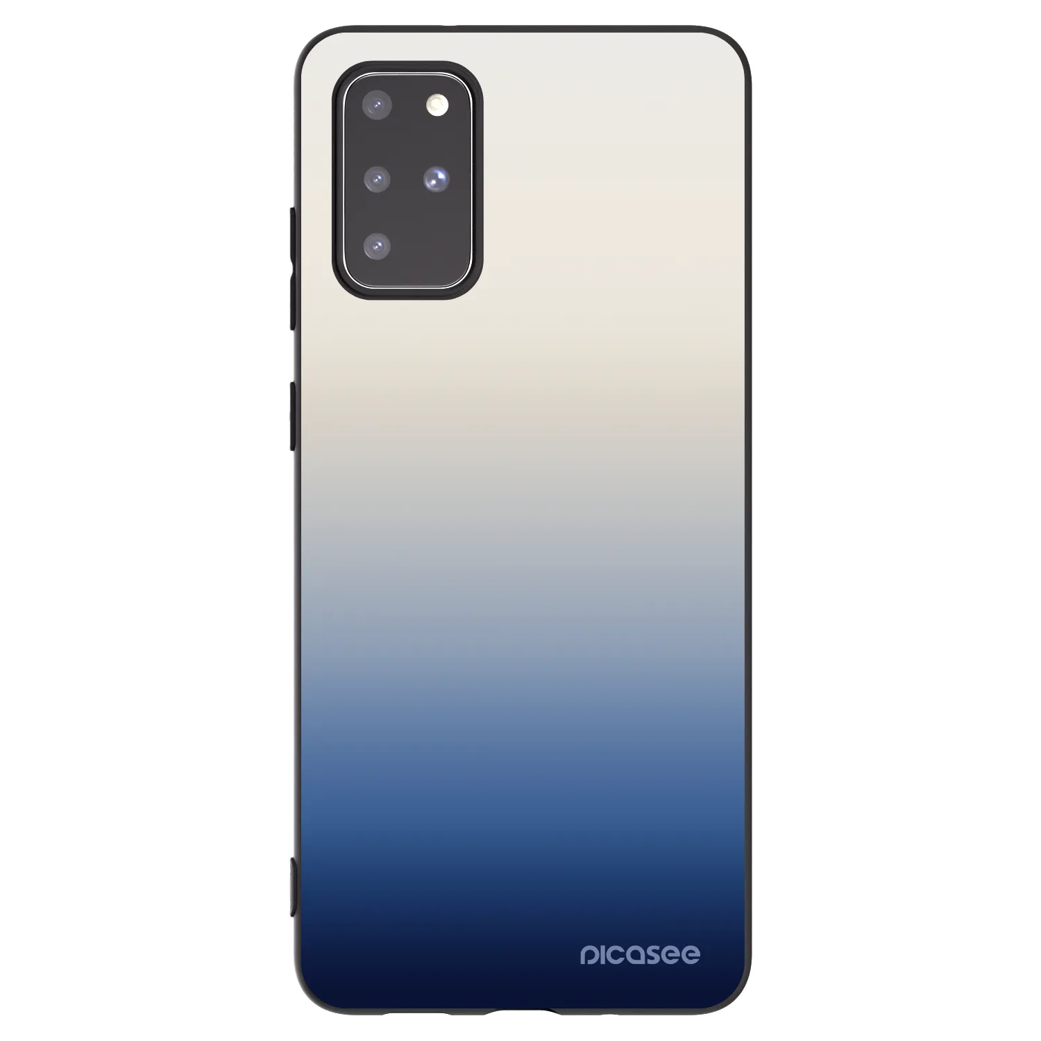 Picasee Μαύρη θήκη σιλικόνης για Samsung Galaxy S20+ G985F - Gravity Fade
