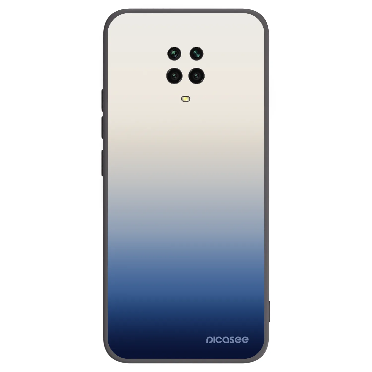 Picasee Μαύρη θήκη σιλικόνης για Xiaomi Redmi Note 9 Pro - Gravity Fade