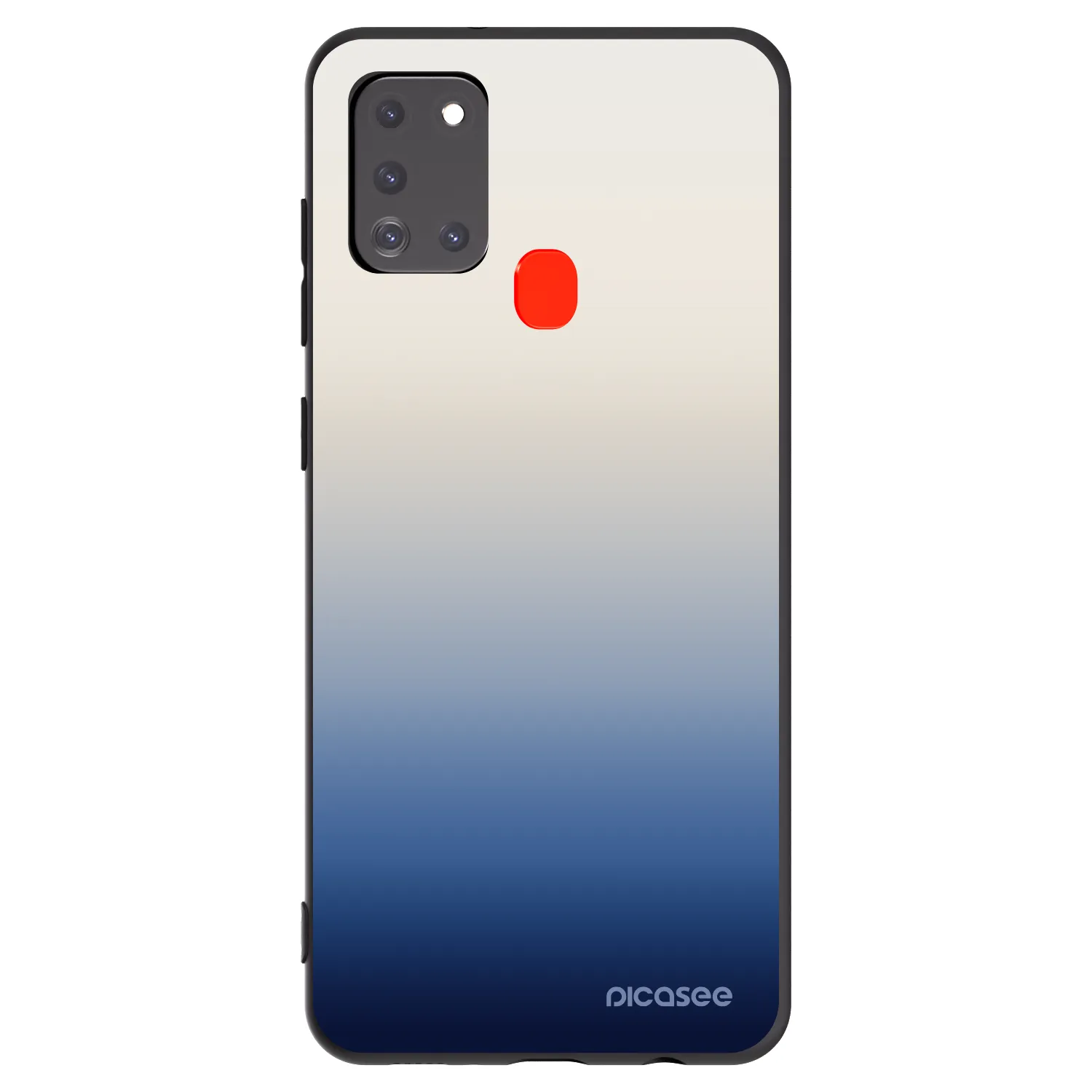 Picasee Μαύρη θήκη σιλικόνης για Samsung Galaxy A21s - Gravity Fade