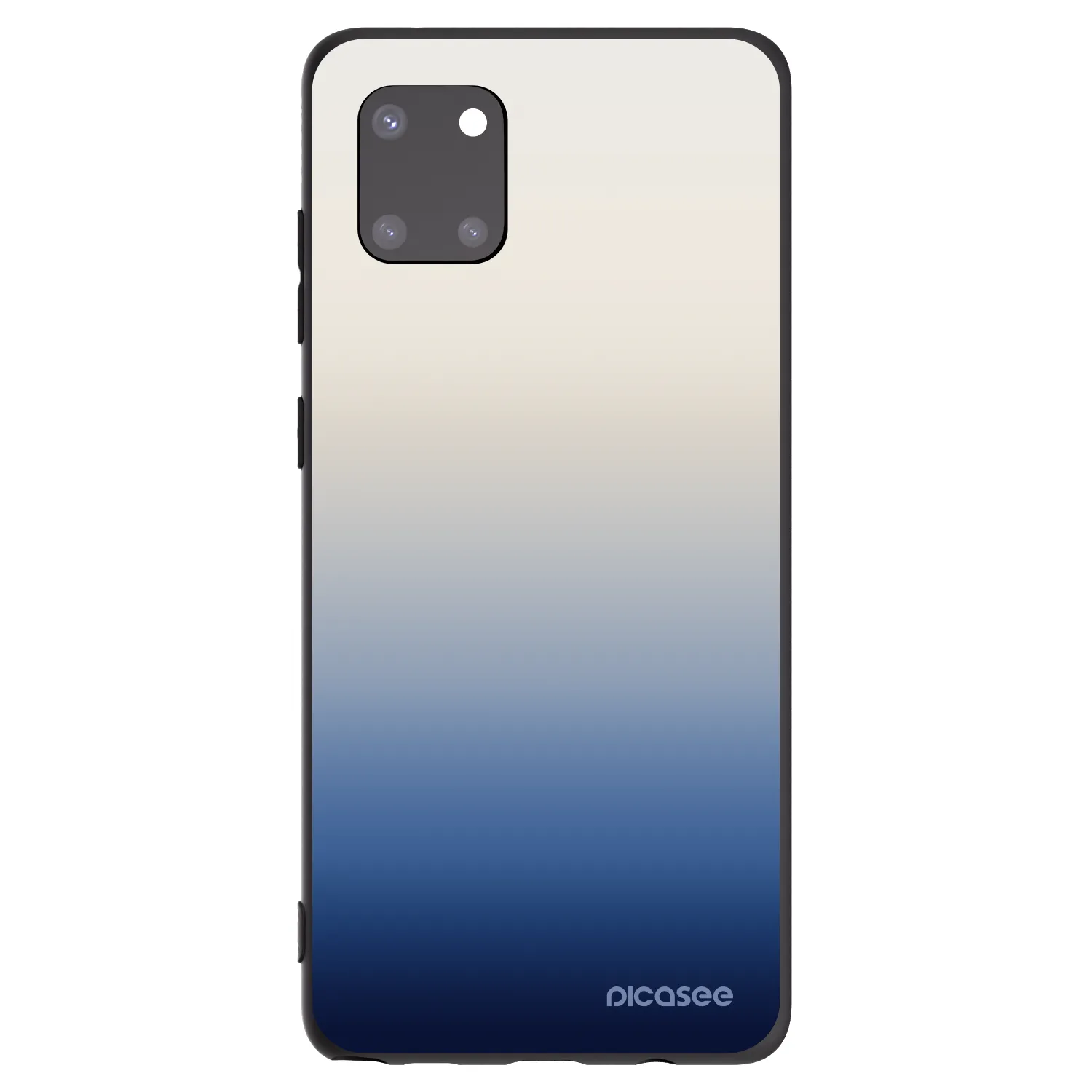 Picasee Μαύρη θήκη σιλικόνης για Samsung Galaxy Note 10 Lite N770F - Gravity Fade