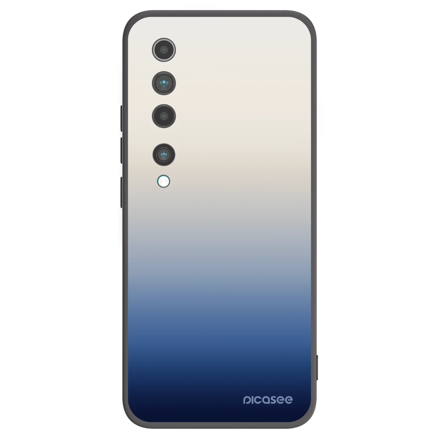 Picasee Μαύρη θήκη σιλικόνης για Xiaomi Mi 10 - Gravity Fade