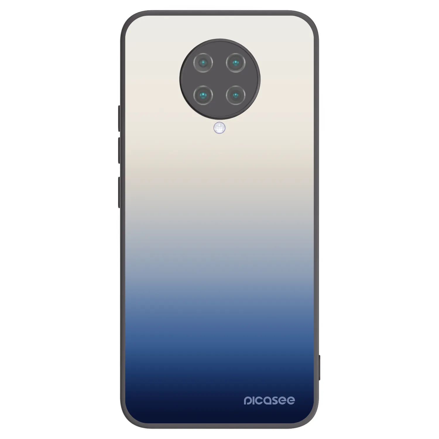 Picasee Μαύρη θήκη σιλικόνης για Xiaomi Poco F2 Pro - Gravity Fade