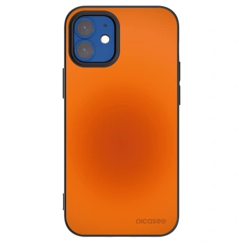 Picasee Μαύρη θήκη σιλικόνης για Apple iPhone 12 mini - Heat Core