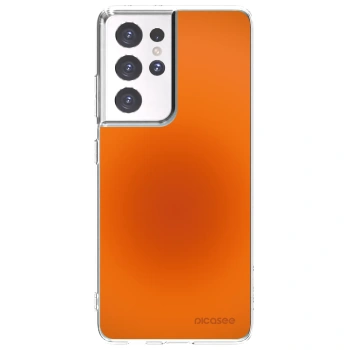Picasee διαφανής θήκη σιλικόνης Samsung Galaxy S21 Ultra 5G G998B - Heat Core