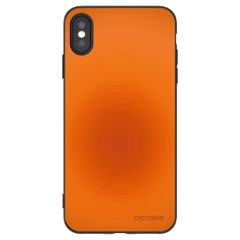Picasee Μαύρη θήκη σιλικόνης για Apple iPhone XS Max - Heat Core
