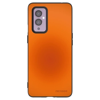 Picasee Μαύρη θήκη σιλικόνης για OnePlus 9 - Heat Core