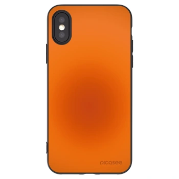 Picasee Μαύρη θήκη σιλικόνης για Apple iPhone X/XS - Heat Core