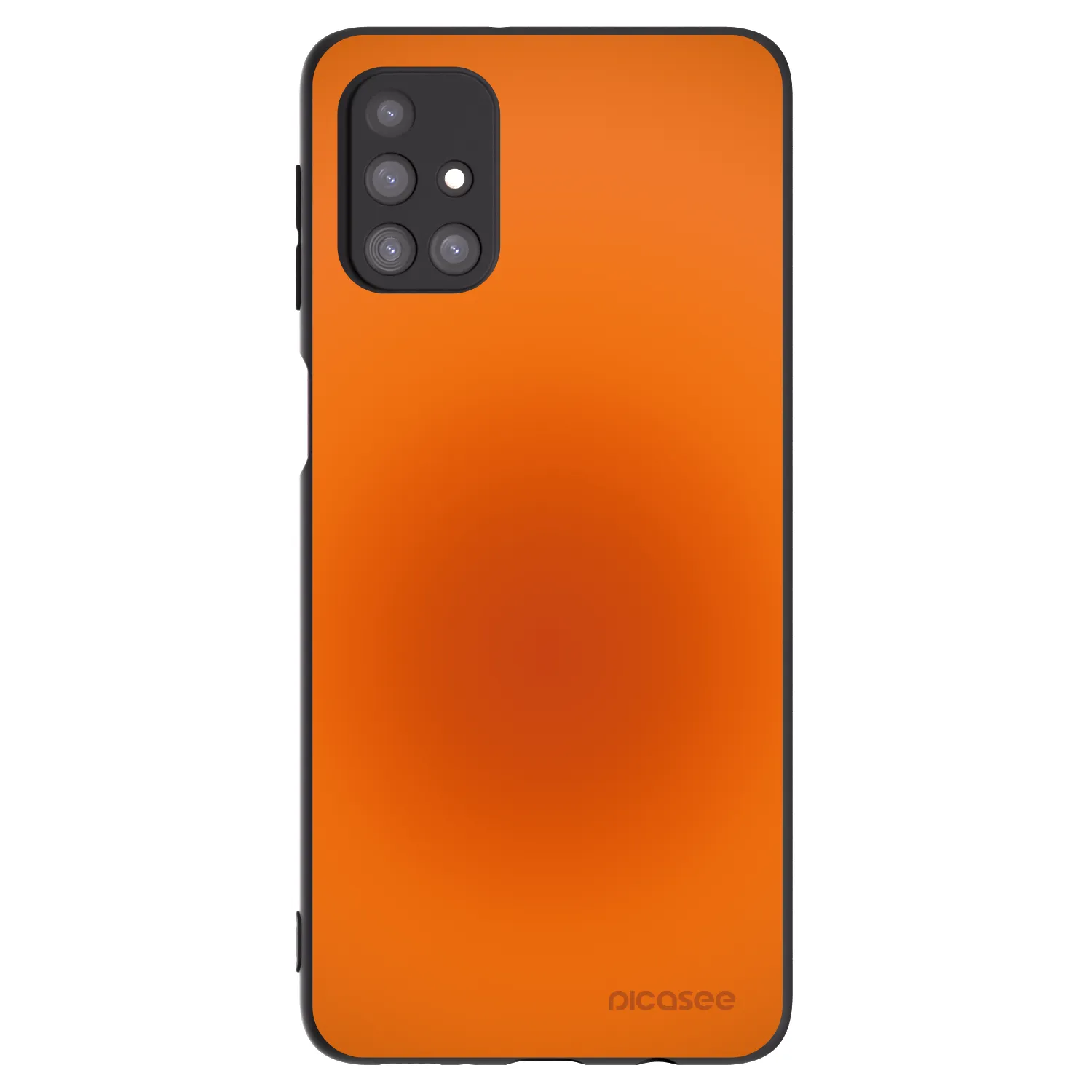 Picasee Μαύρη θήκη σιλικόνης για Samsung Galaxy M31s - Heat Core