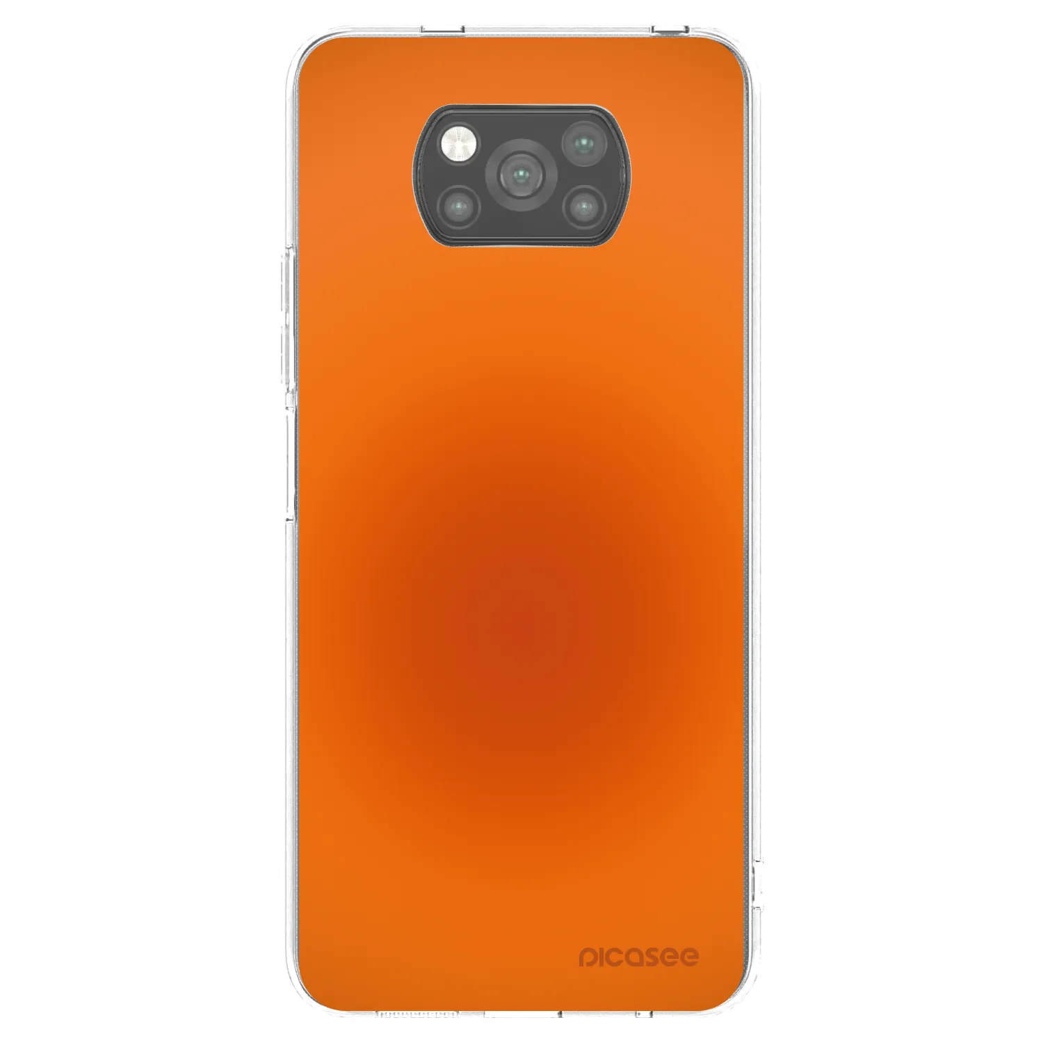 Picasee Μαύρη θήκη σιλικόνης για Xiaomi Poco X3 - Heat Core