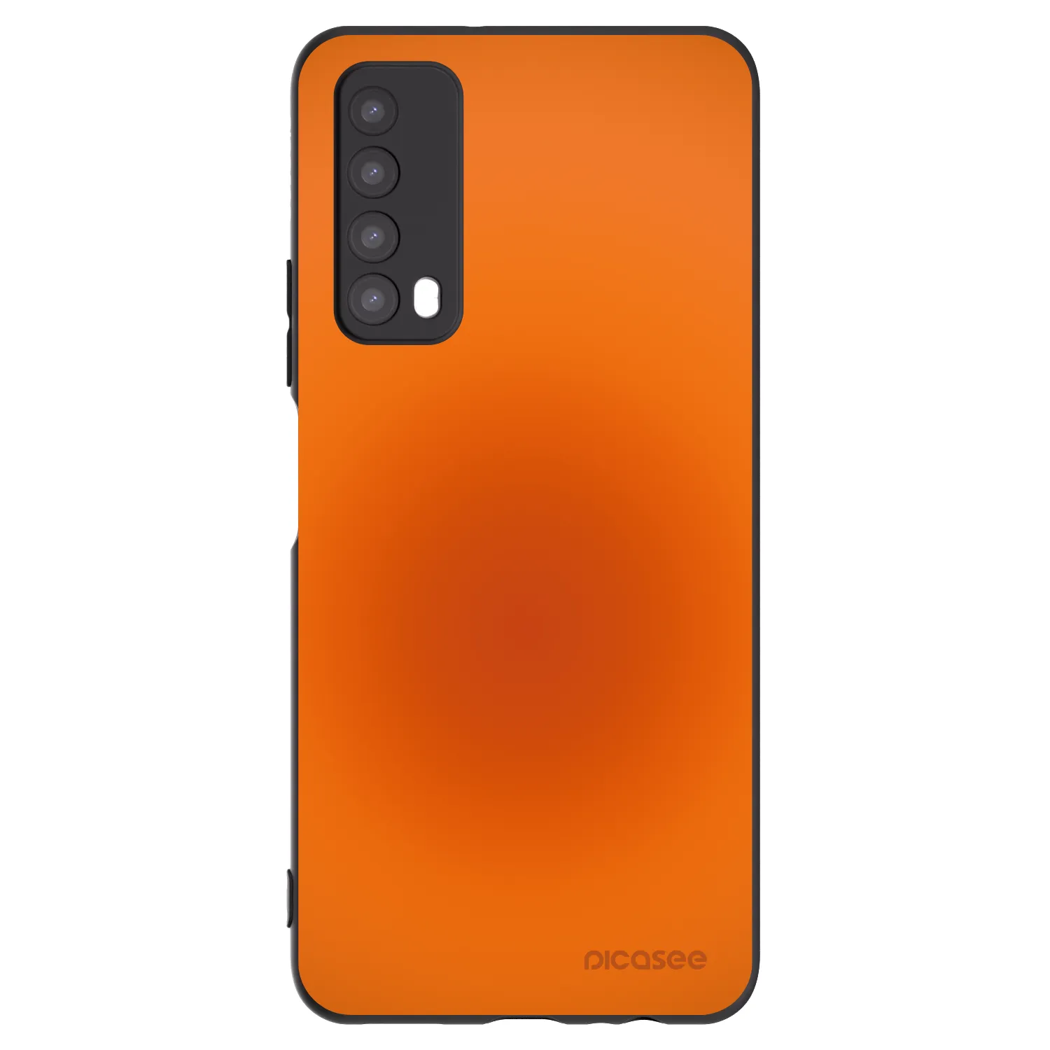Picasee Μαύρη θήκη σιλικόνης για Huawei P Smart 2021 - Heat Core