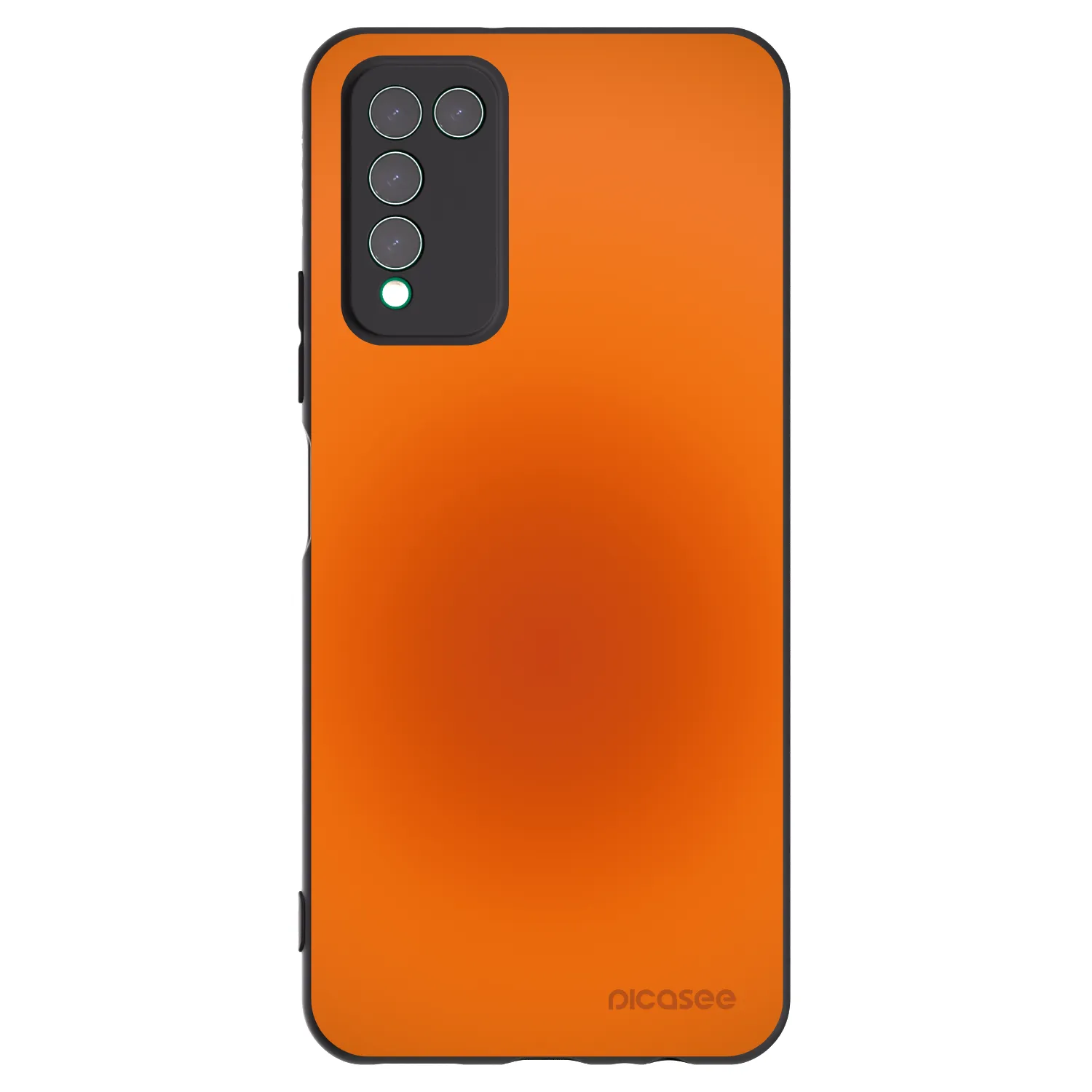 Picasee Μαύρη θήκη σιλικόνης για Honor 10X Lite - Heat Core