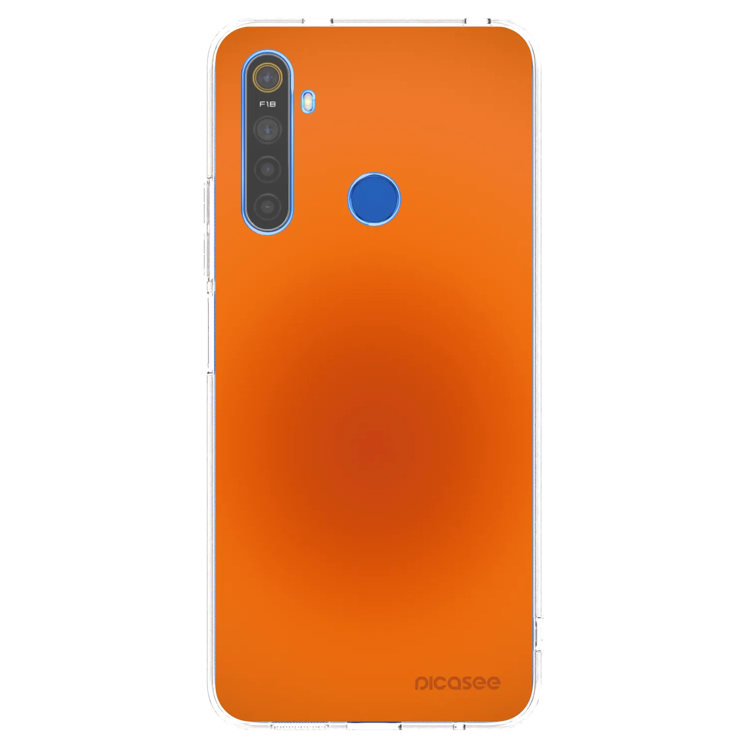 Picasee διαφανής θήκη σιλικόνης Realme 5 - Heat Core