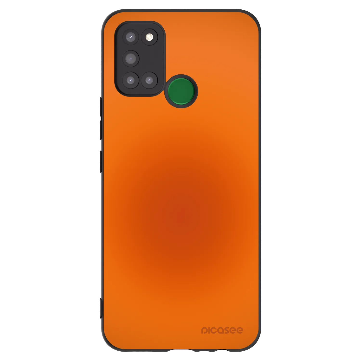 Picasee Μαύρη θήκη σιλικόνης για Realme 7i - Heat Core
