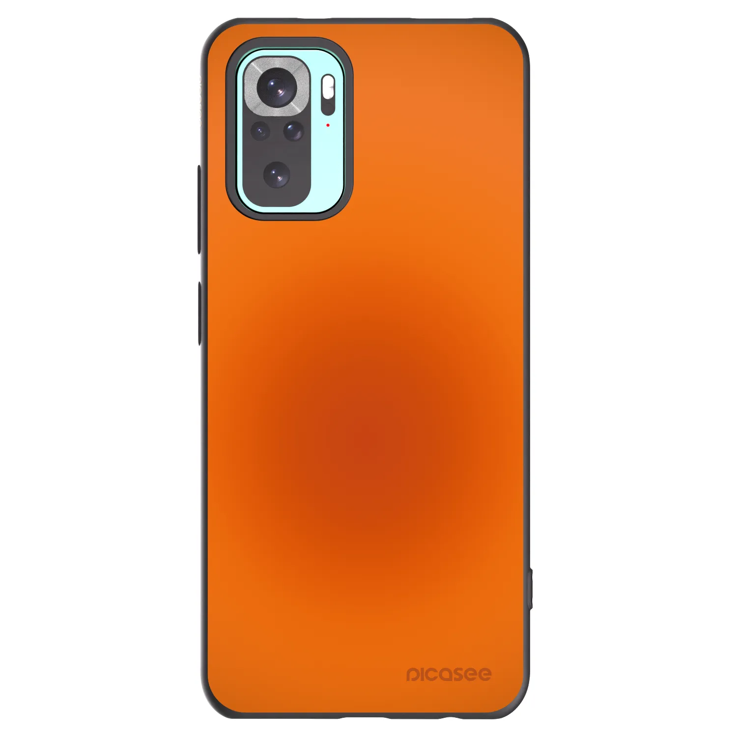 Picasee Μαύρη θήκη σιλικόνης για Xiaomi Redmi Note 10 Pro - Heat Core