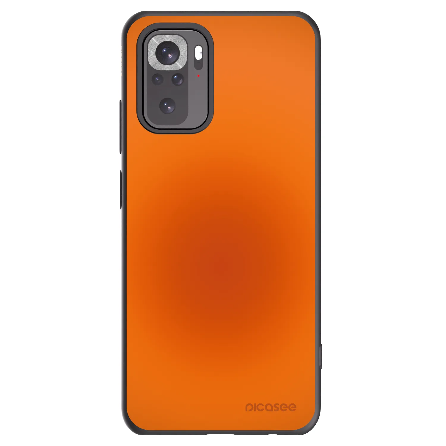 Picasee Μαύρη θήκη σιλικόνης για Xiaomi Redmi Note 10S - Heat Core