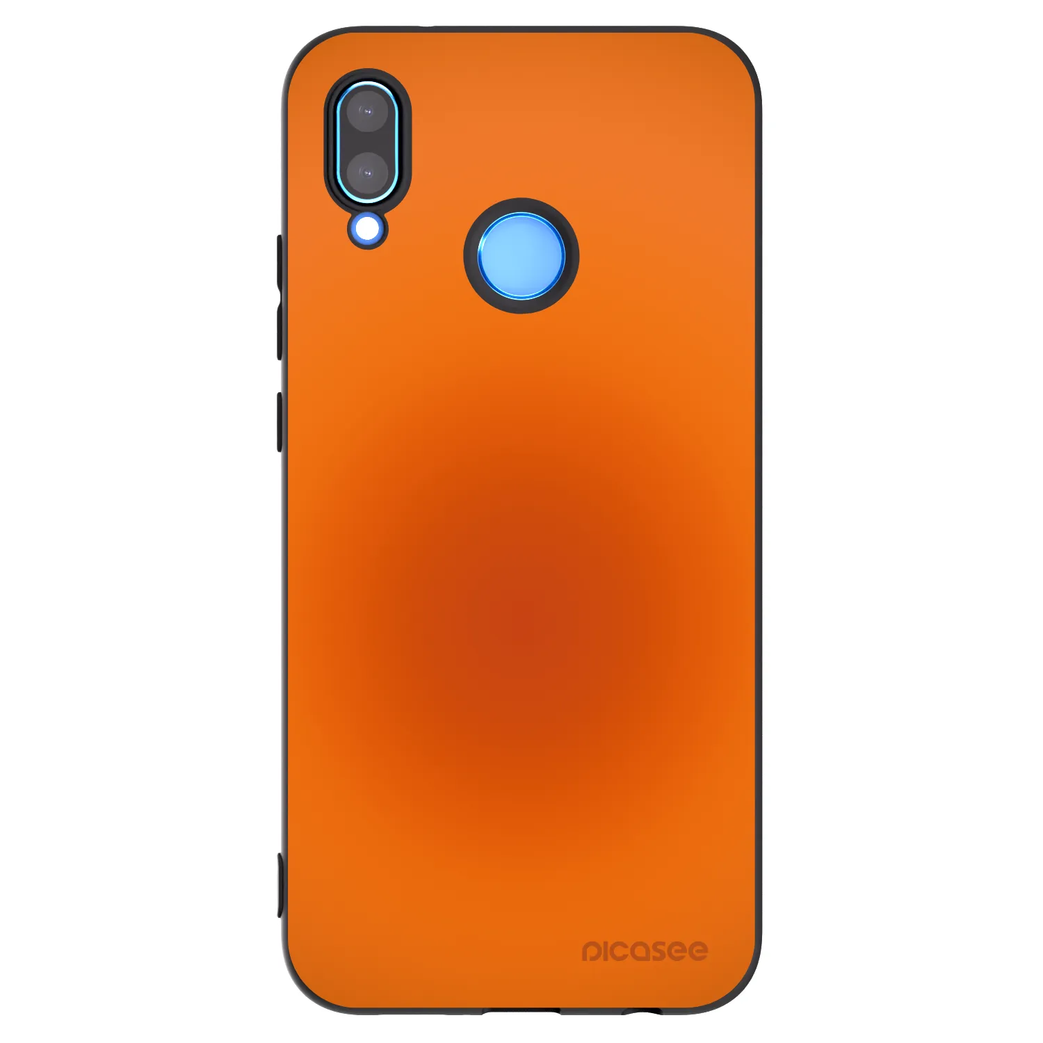 Picasee Μαύρη θήκη σιλικόνης για Huawei P20 Lite - Heat Core