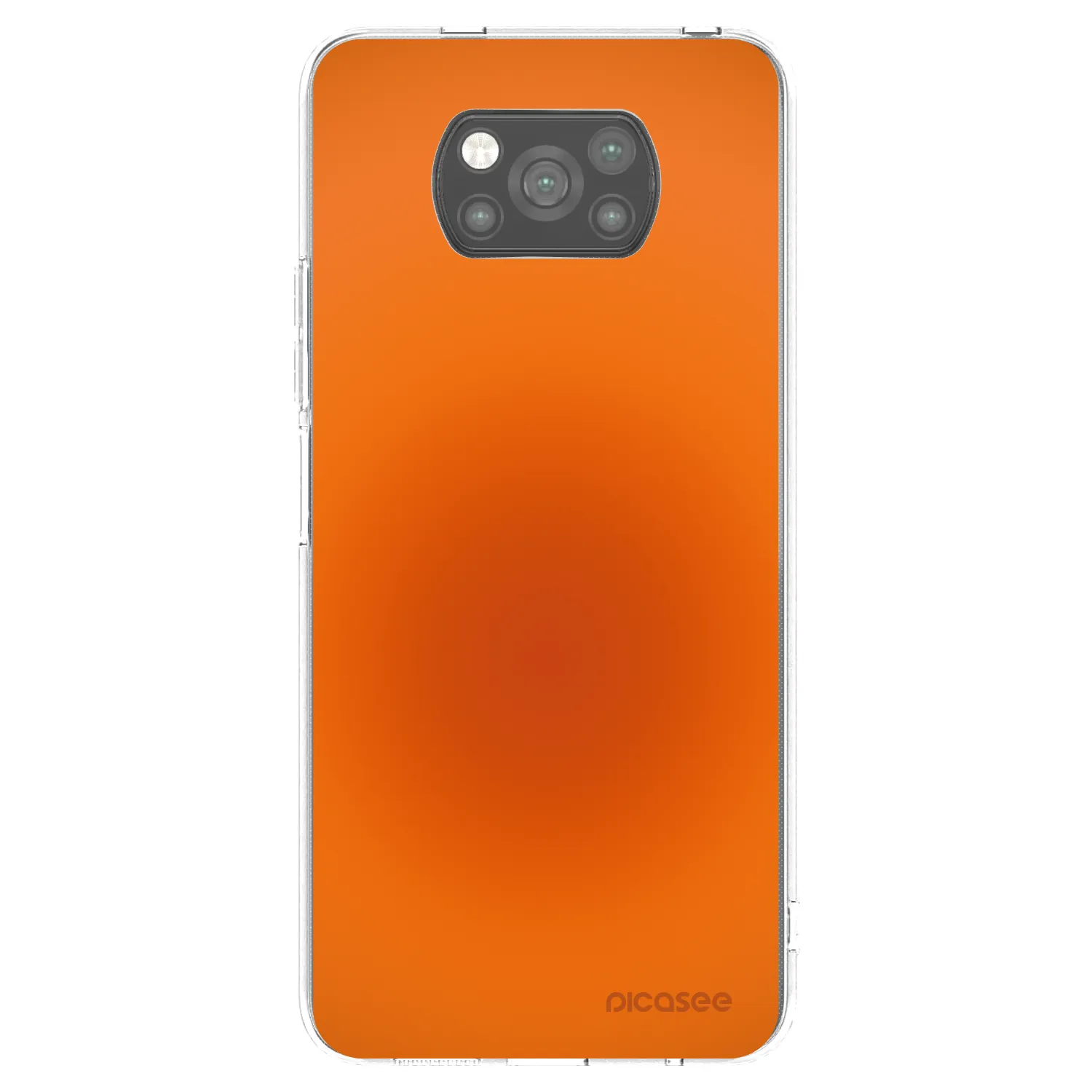 Picasee Μαύρη θήκη σιλικόνης για Xiaomi Poco X3 Pro - Heat Core